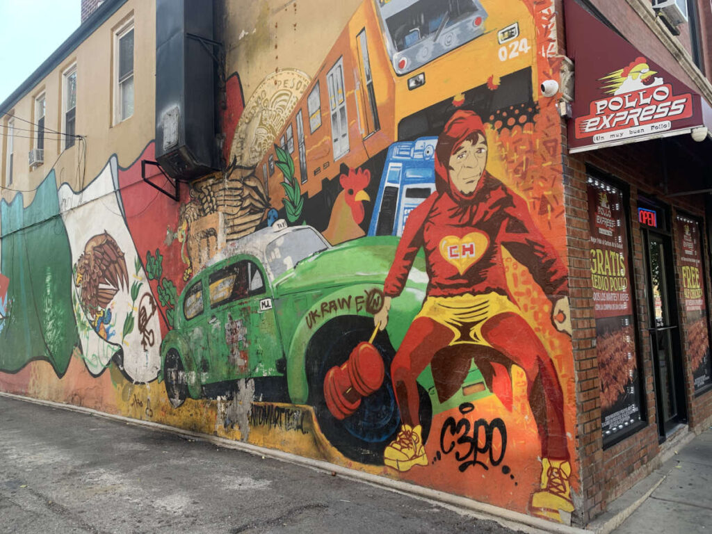 Mexican street art in Pilsen