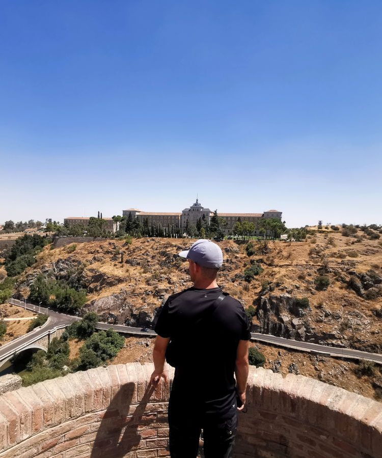 Allan overlooking Toledo, Spain from a view point