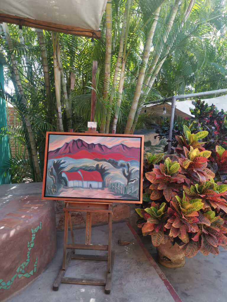 Landscape painting at Galeria Logan in Todos Santos