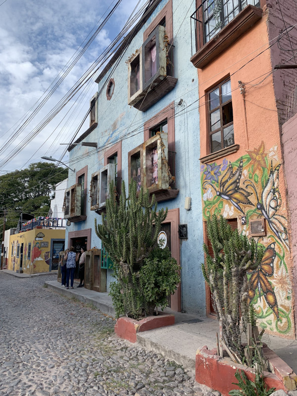 Colorful buildings from the Guadalupe neighbourhood