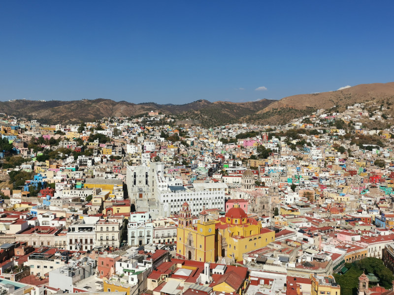 View from the mirador of Guanajuato