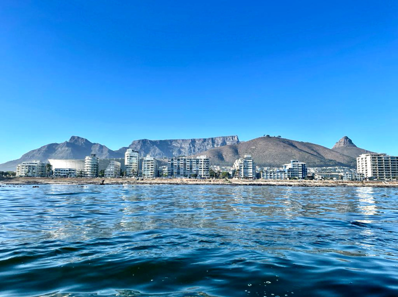 View of Cape Town from the water