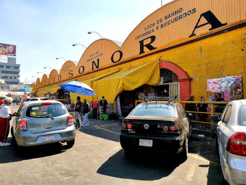 The entrance of Sonora market in Mexico City