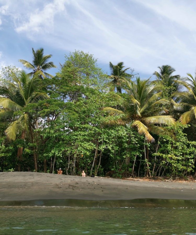 Black Bay Beach Grenada is a beautiful black sand beach