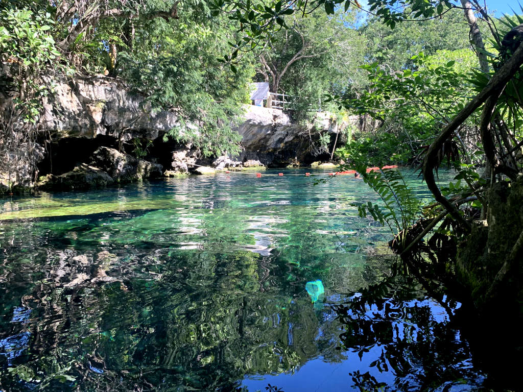 Main pool of Cenote Cristalino