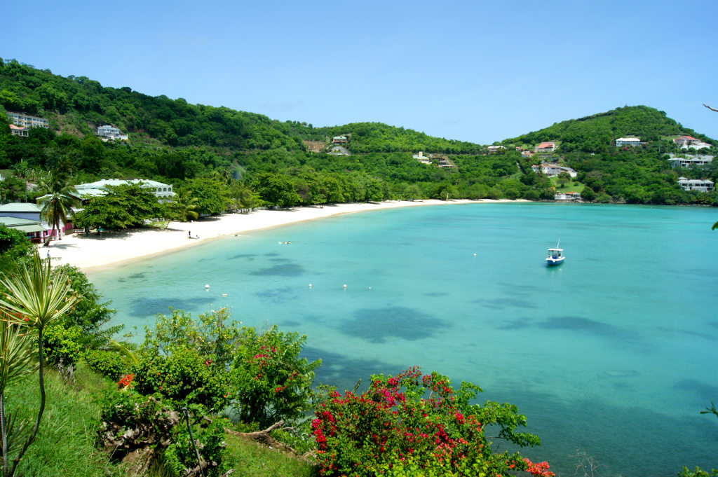 Overlooking Morne Rouge Bay one of the best beaches in Grenada