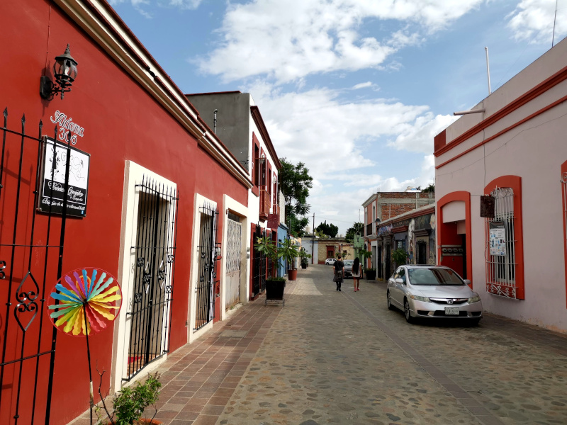 Colorful streets of Oaxaca City