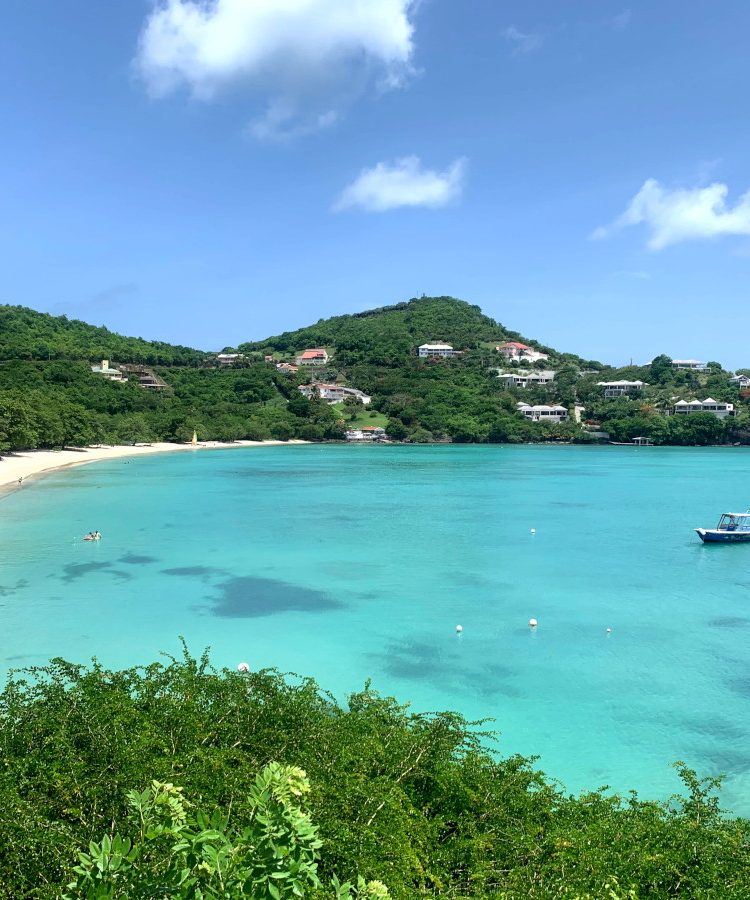 Overlooking Morne Rouge Beach - one of the best beaches in Grenada!