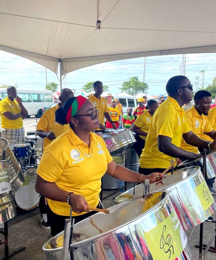 A band playing the steel drums, a unique thing to do in Grenada the Caribbean