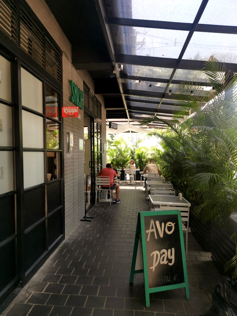 The entrance to Cafe Smash Avocaderia