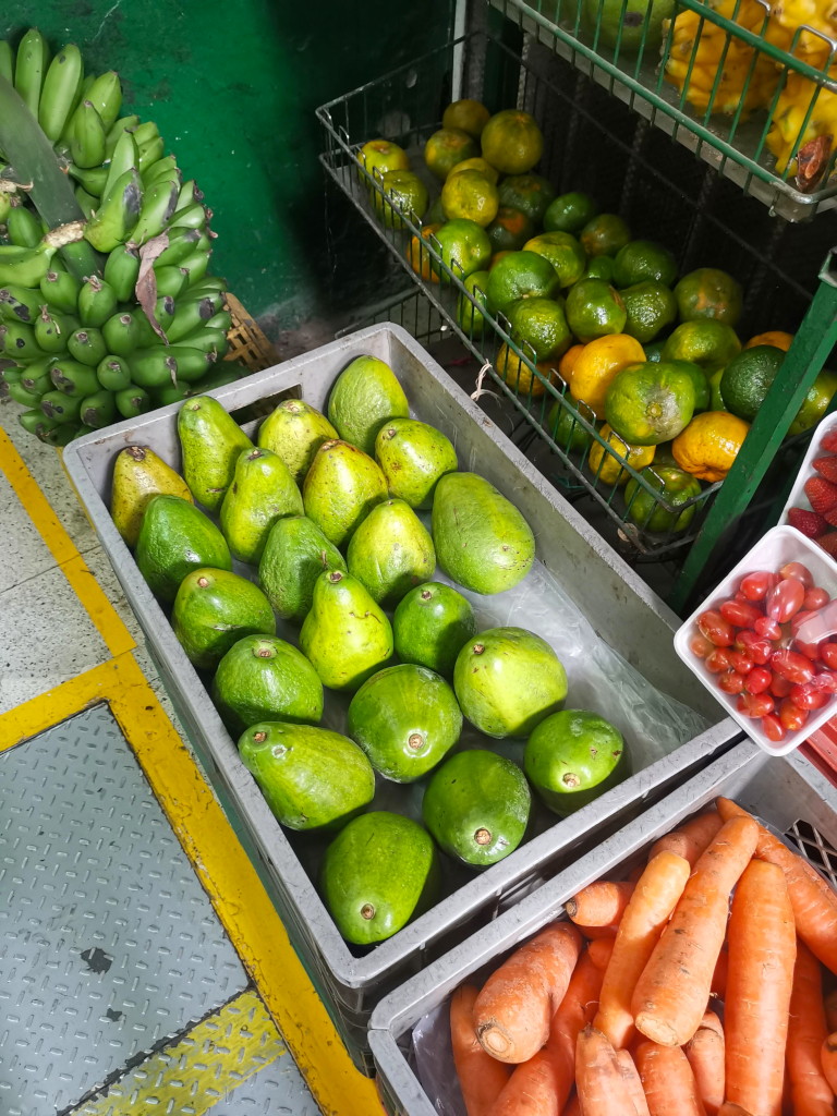 Vegetables at the Laureles Medellin Market