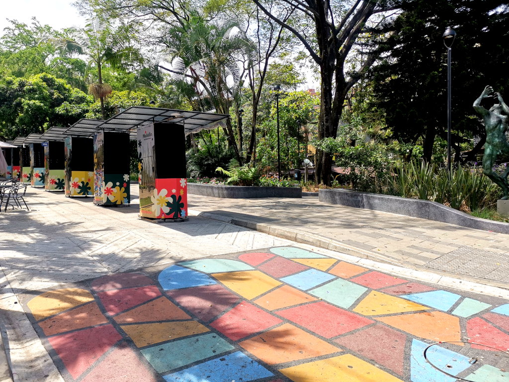 Parque Lleras in El Poblado Medellin