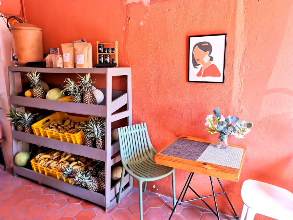 A colorful restaurant with one of the best cheap eats in Antigua Guatemala
